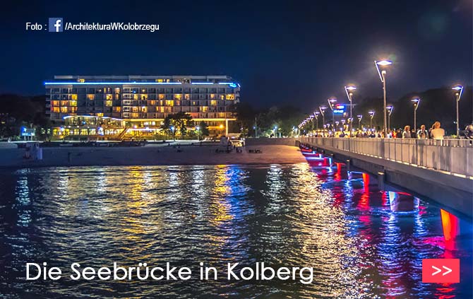 Foto: AWK Die Seebrucke in Kolberg