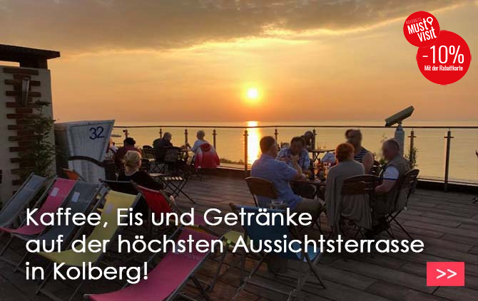 Aussichtsterrasse in Kolberg